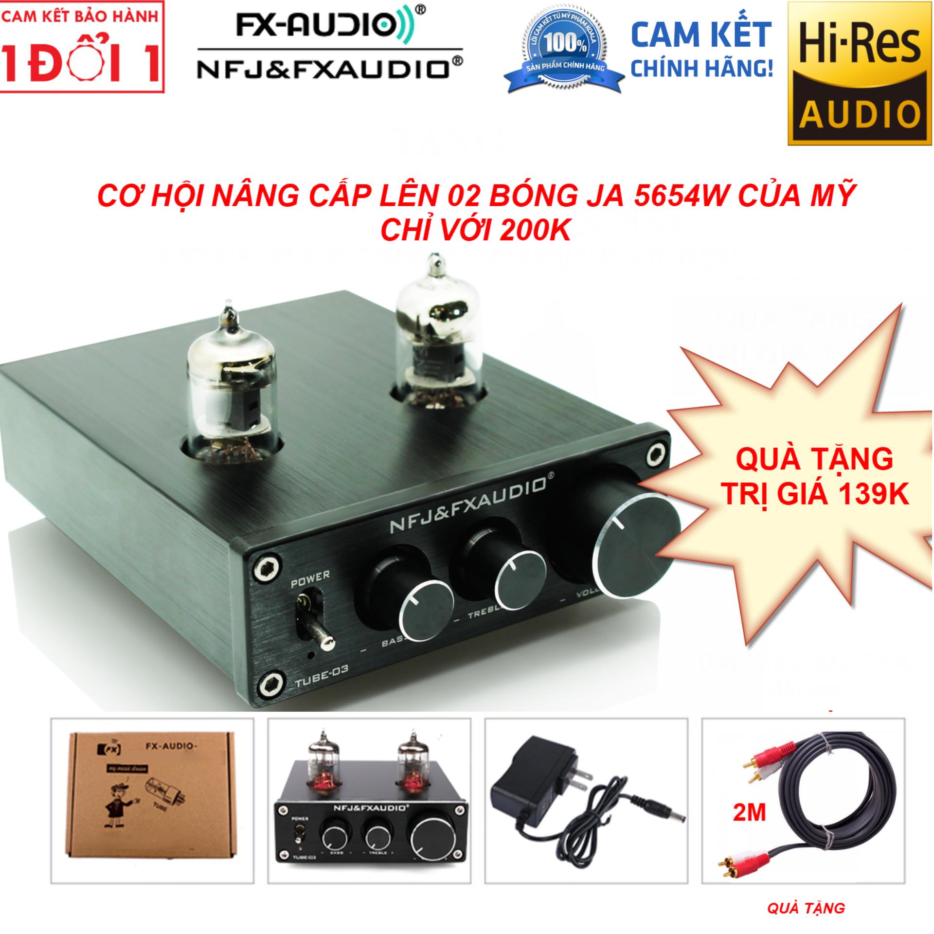 Quà Tặng Tri Gia 139K - FX Audio TUBE-03 6J1 Preamplifier Đèn, Chỉnh Bass-Treble