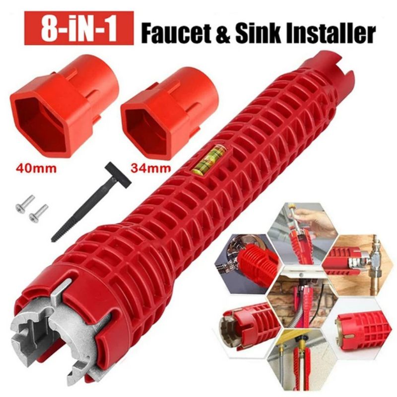 Cờ lê đa năng vặn dây cấp nước, Dụng cụ tháo lắp vòi nước
