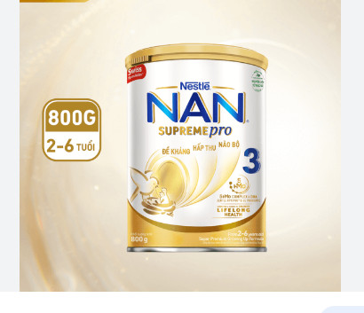 Nan Supreme Pro 3 Milk for Children from 2 - 6 Years Old