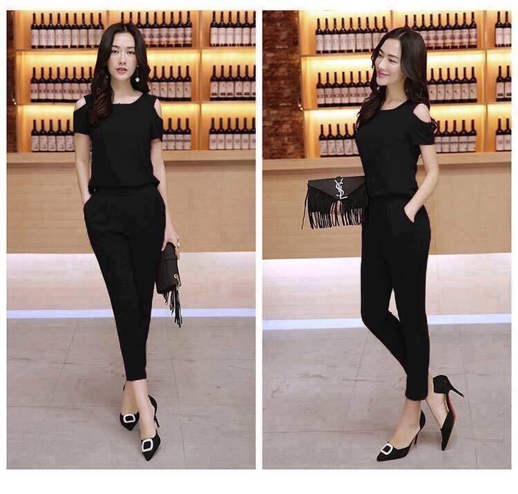 sét  Bộ đồ nữ hở vai siêu đẹp