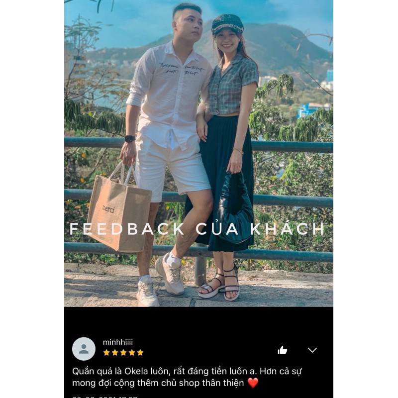 QUẦN SHORT KAKI TRẮNG FORM ĐẸP CHẤT VẢI DÀY
