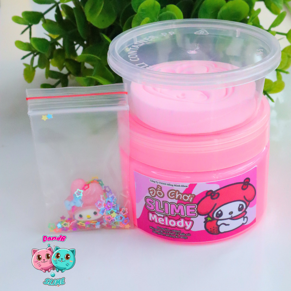 [Hot Trend] DIY Melody/ Đồ Chơi Slime Sanrio/ Kèm Charm Sanrio/ Slime Basic và Đất sét Dễ Thương