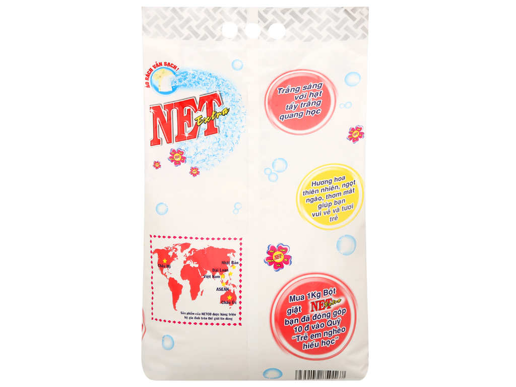 [HCM] BỘT GIẶT NET EXTRA 5.5KG New - Hoa Thiên Nhiên
