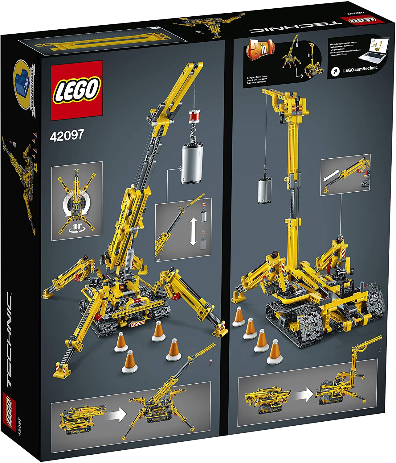 42097 LEGO Technic Compact Crawler Crane - Xe cần trục bánh xich