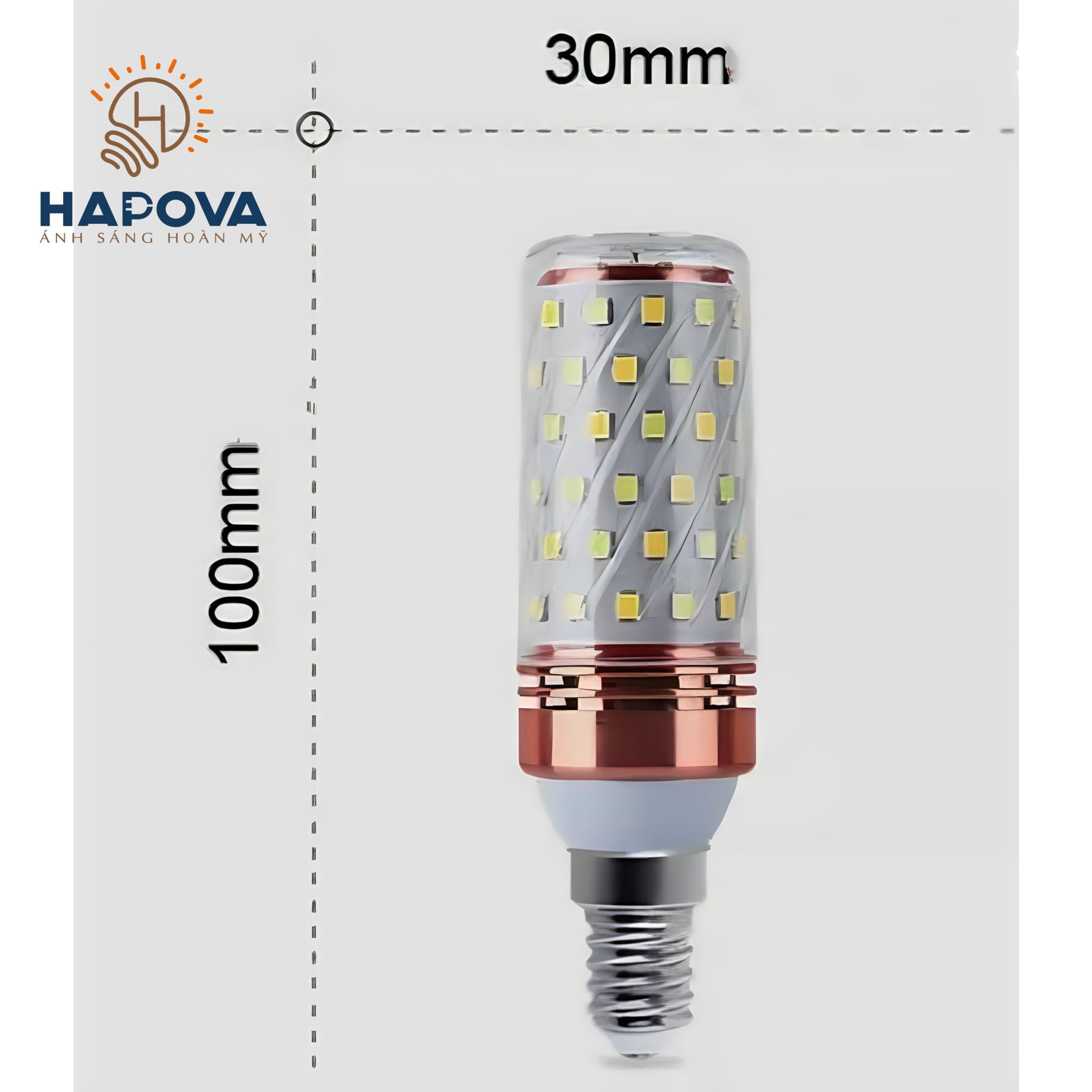 Bóng đèn led HAPOVA GIVI 3 chế độ màu đui E27, E14 HAPOVA UPPIXI 3612