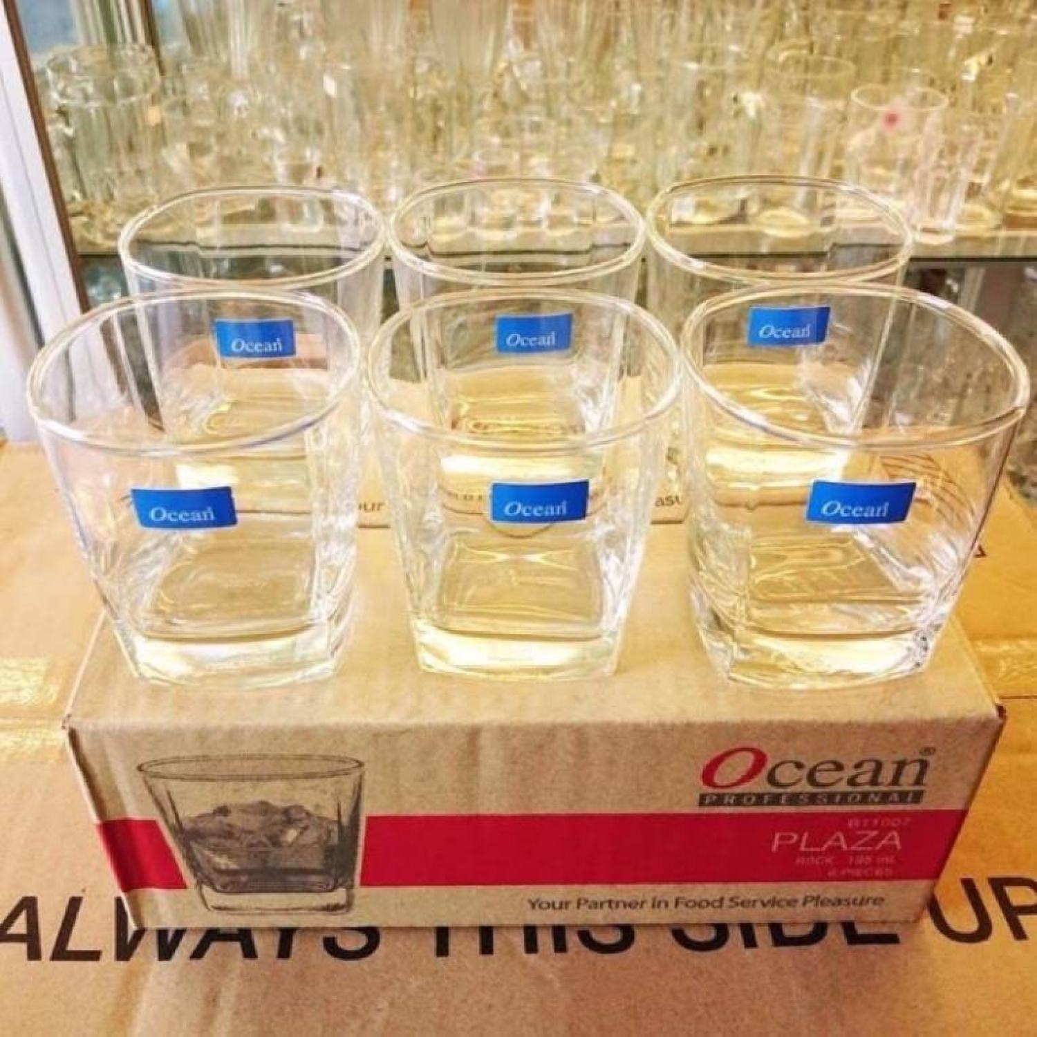 Bộ 6 cốc thuỷ tinh OCEAN made in Thai Lan BP