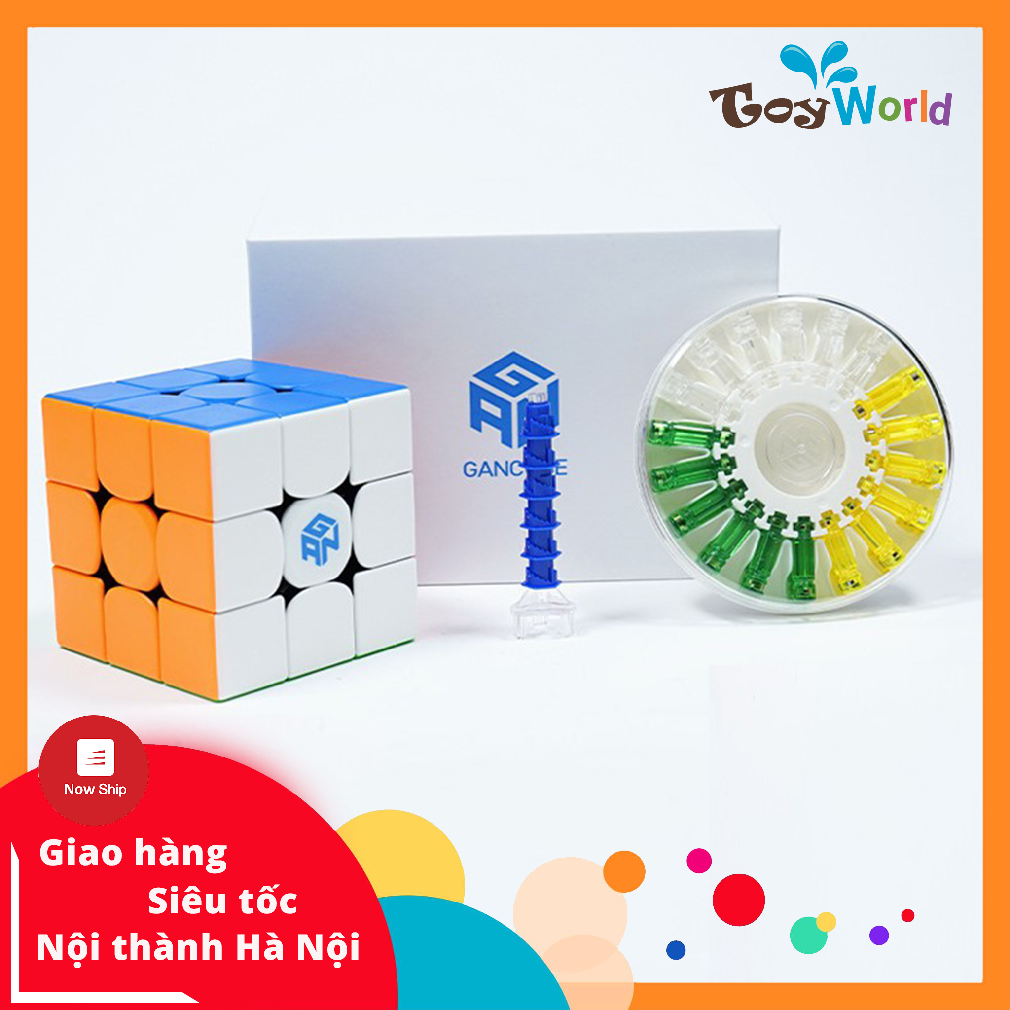 [CuBinRubik] Rubik GAN 356M 3x3 Standard (có nam châm)