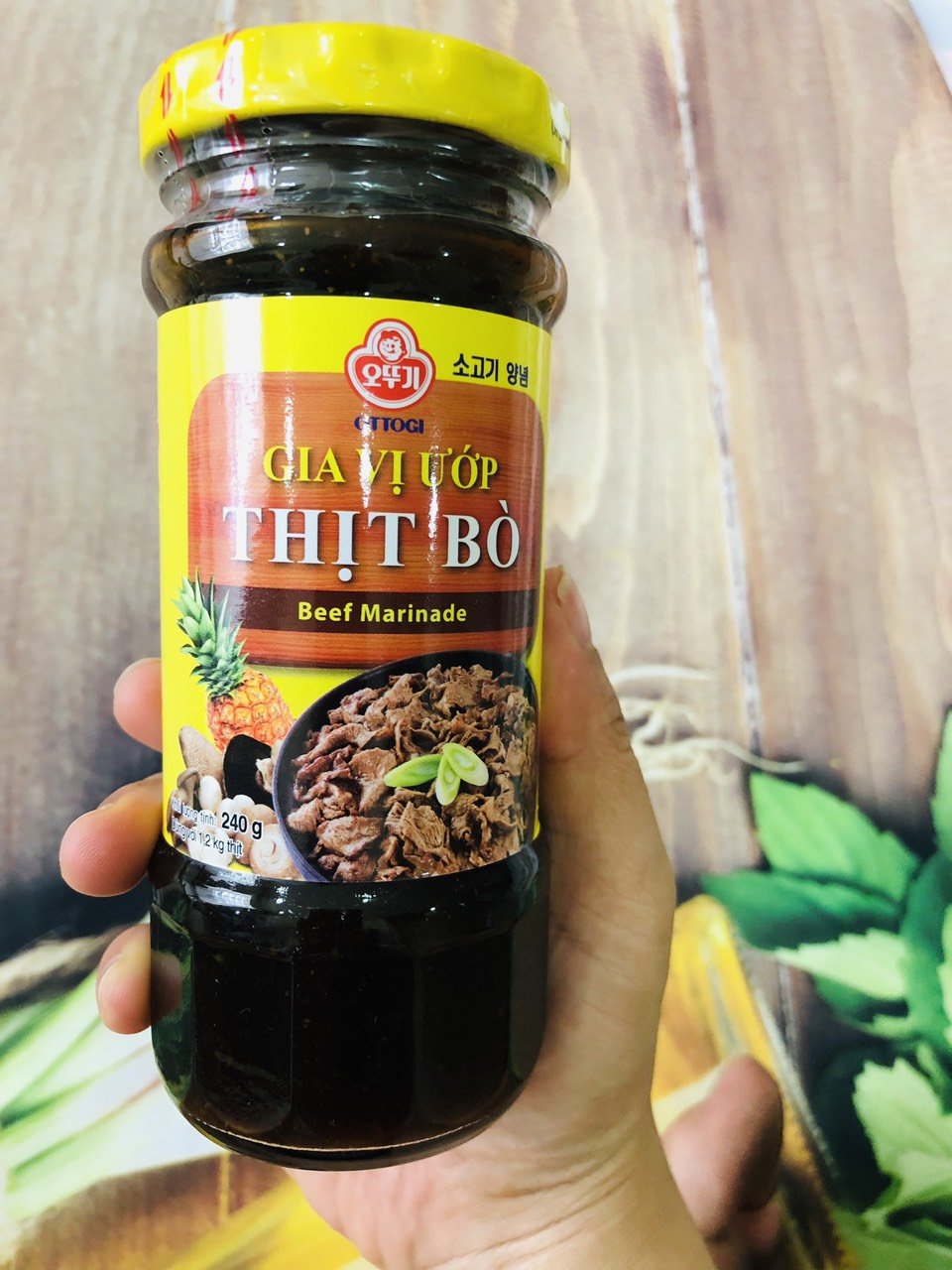 Sốt ướp thịt bò ottogi 240g