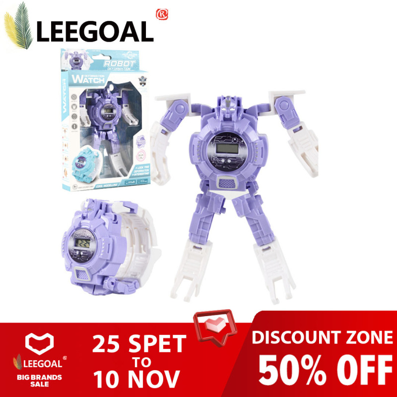 Nơi bán Đồng Hồ Điện Tử Leegoal Cho Trẻ Em, Đồng Hồ Đồ Chơi Robot Biến Hình