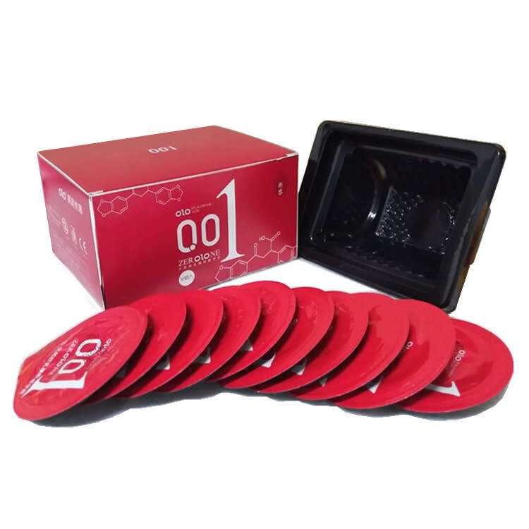 Bao cao su OLO siêu mỏng 001 - hộp 10 cái