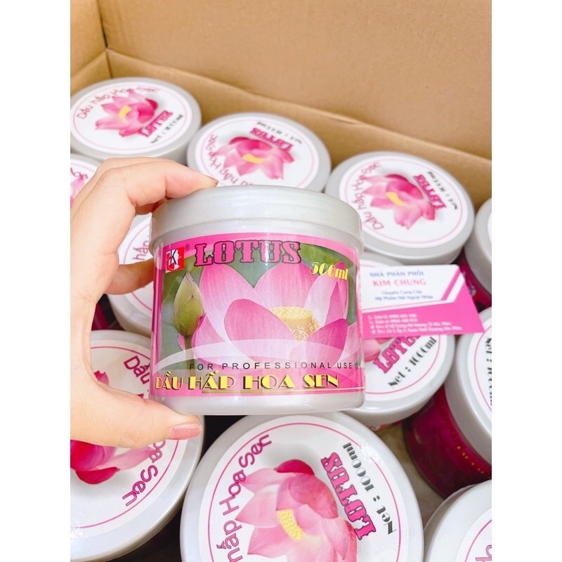 Hấp dầu ️ Ủ tóc Hoa sen LK (500ml, 1000ml) - Chính Hãng