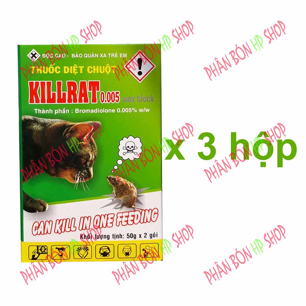 Thuốc diệt chuột killrat 0.005% -