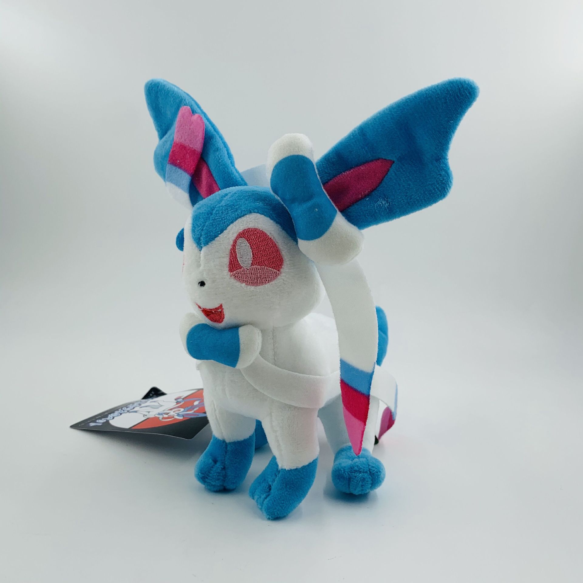 Gấu bông pokemon eevee sylveon hệ tiên đứng 4 chân màu xanh lạ mắt, độc đáo, hàng mới 100% chính hãng