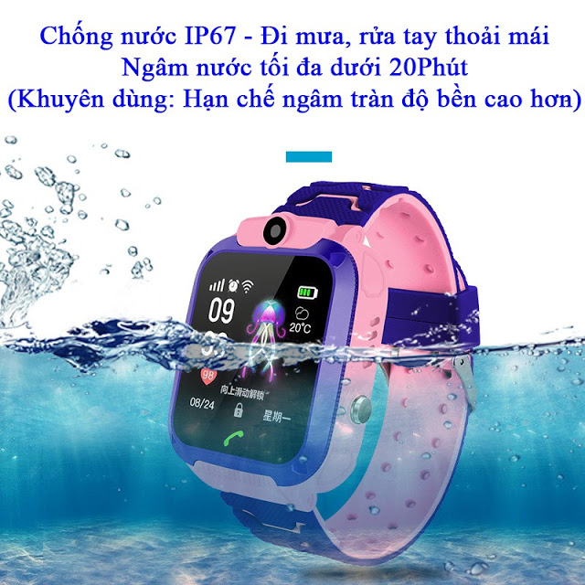Đồng hồ thông minh định vị trẻ em A28 chống nước, nghe gọi 2 chiều, định vị LBS