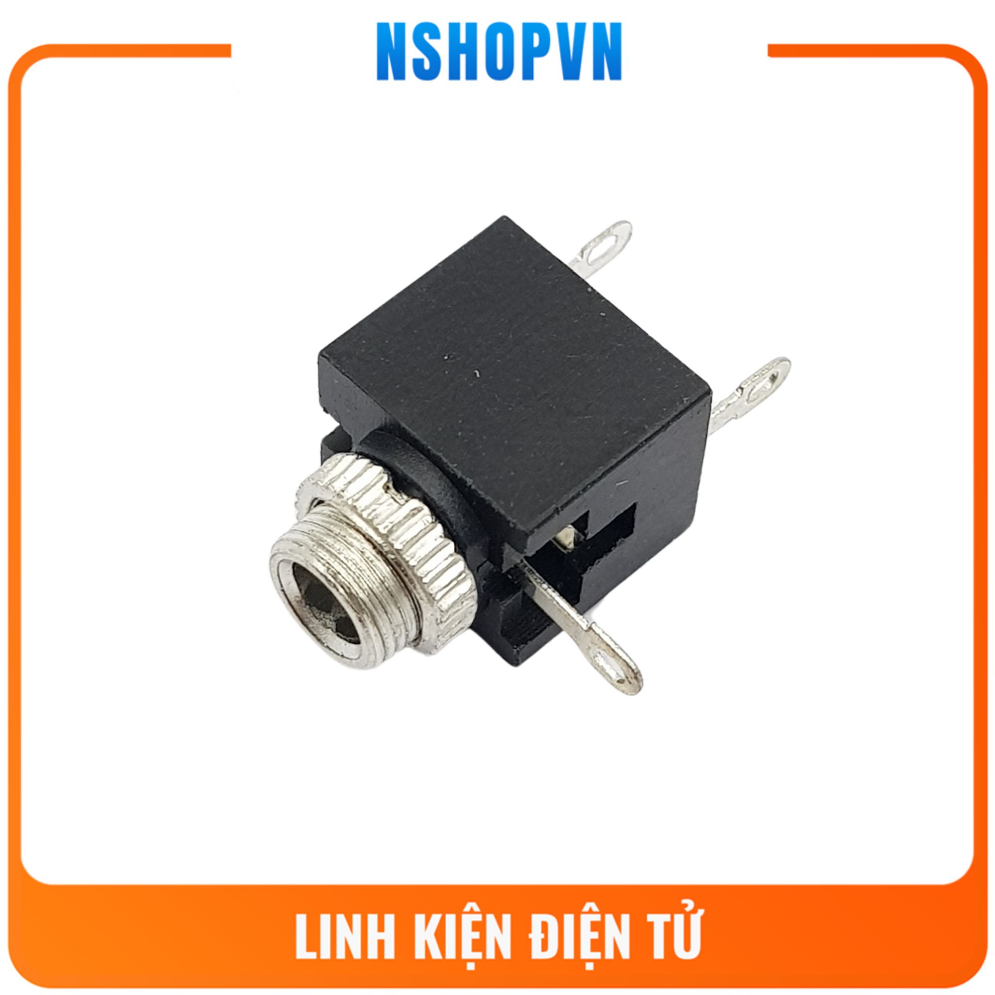 4 Jack audio 3.5 Female Khóa ốc