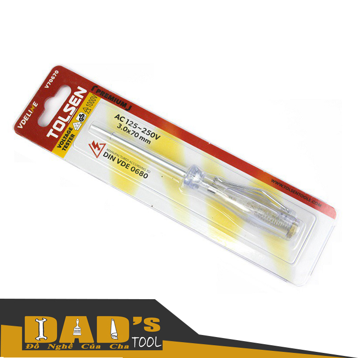 [HCM]VÍT THỬ ĐIỆN 250V/70MM - TOLSEN V70670