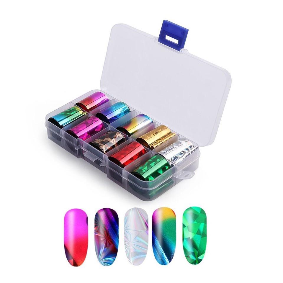 Giấy Foil Hologram Dán Móng Nghệ Thuật 2.5*100cm