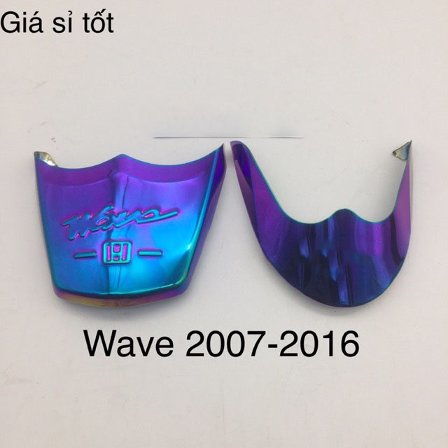 Bọc mõm đuôi titan xe wave 2006-2024