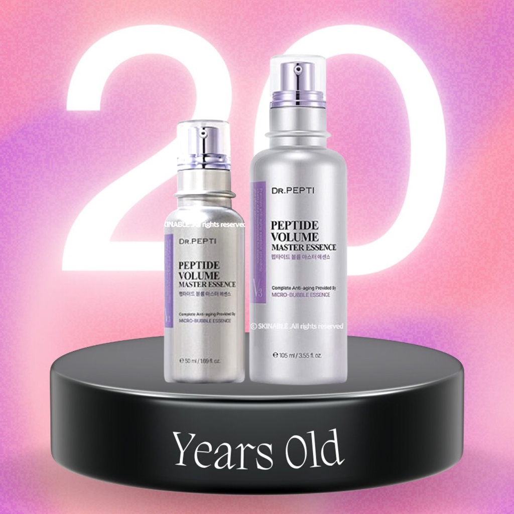 Serum dưỡng trắng da dr pepti+ peptide volume master essence - 50ml & 105ml