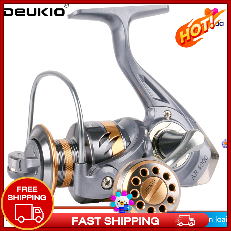 DEUKIO Spinning Reel Fishing Reel Spinning Fishing Reel Fishing Reel Fishing Gear Fishing Bait Reel Spinning Rod Fishing Reel