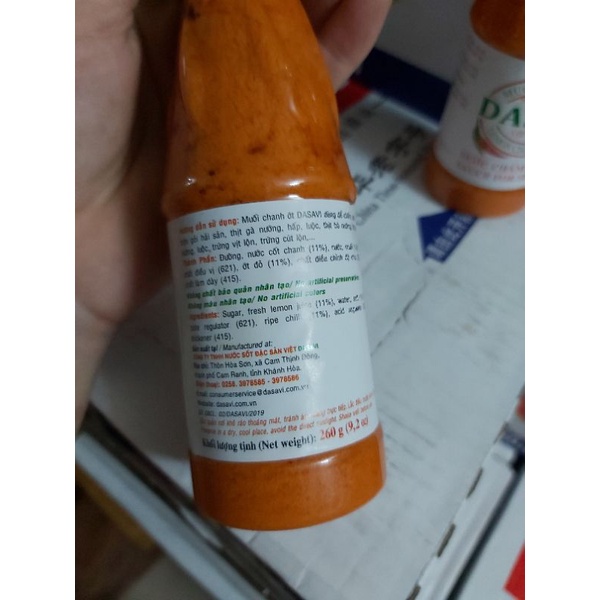 Muối chanh ớt đỏ Davisi 260g