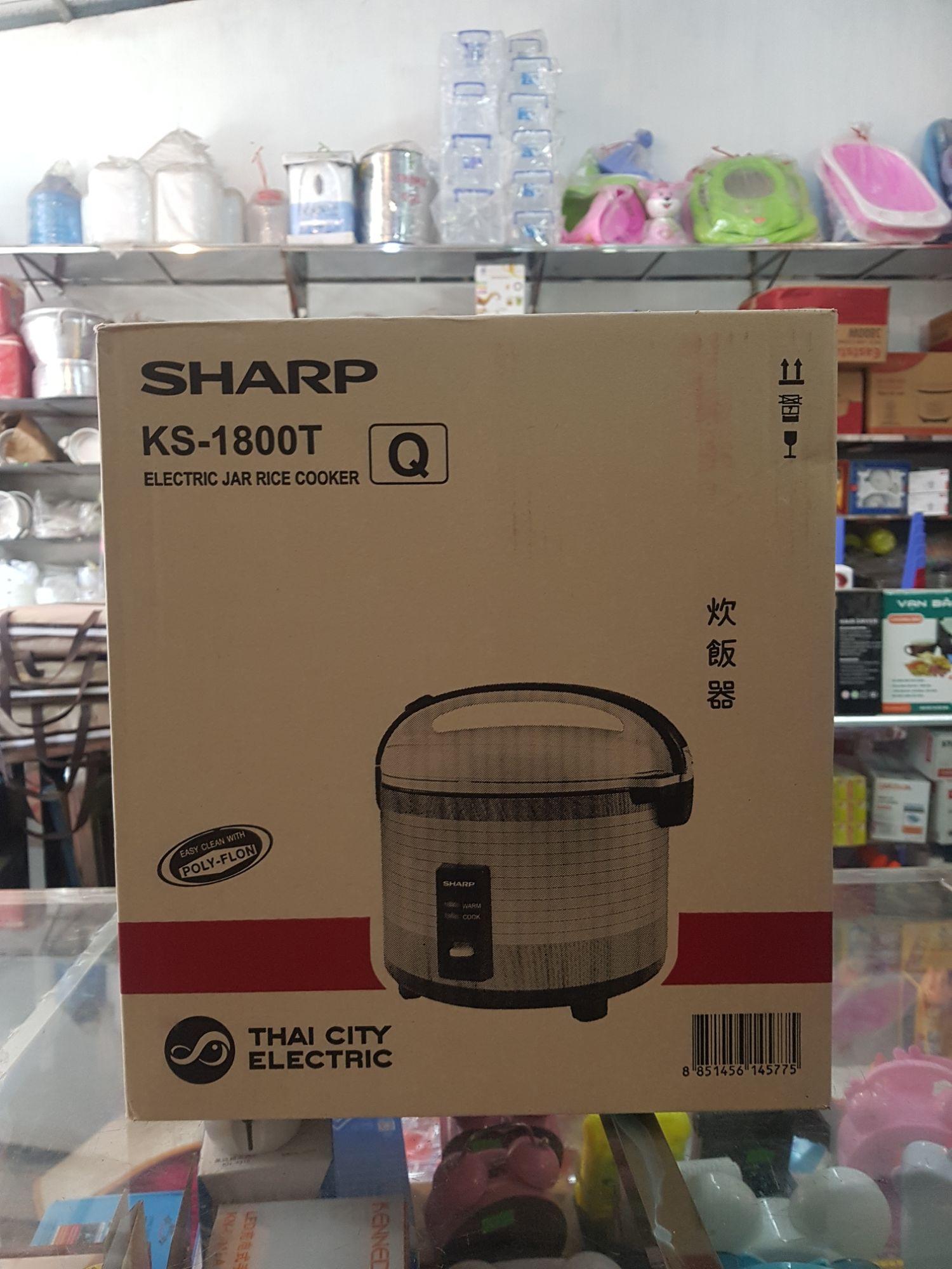 Nồi cơm điện SHARP 1.8L KS-1800T nhập Thái Lan