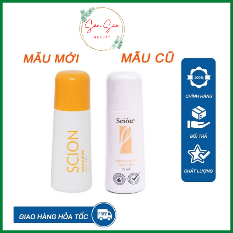 Lăn nách sicon khử mùi khử thâm dưỡng trắng dành cho nách 75ml