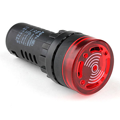 Còi báo động có đèn led phi 22, nguồn 24vdc, 220vac