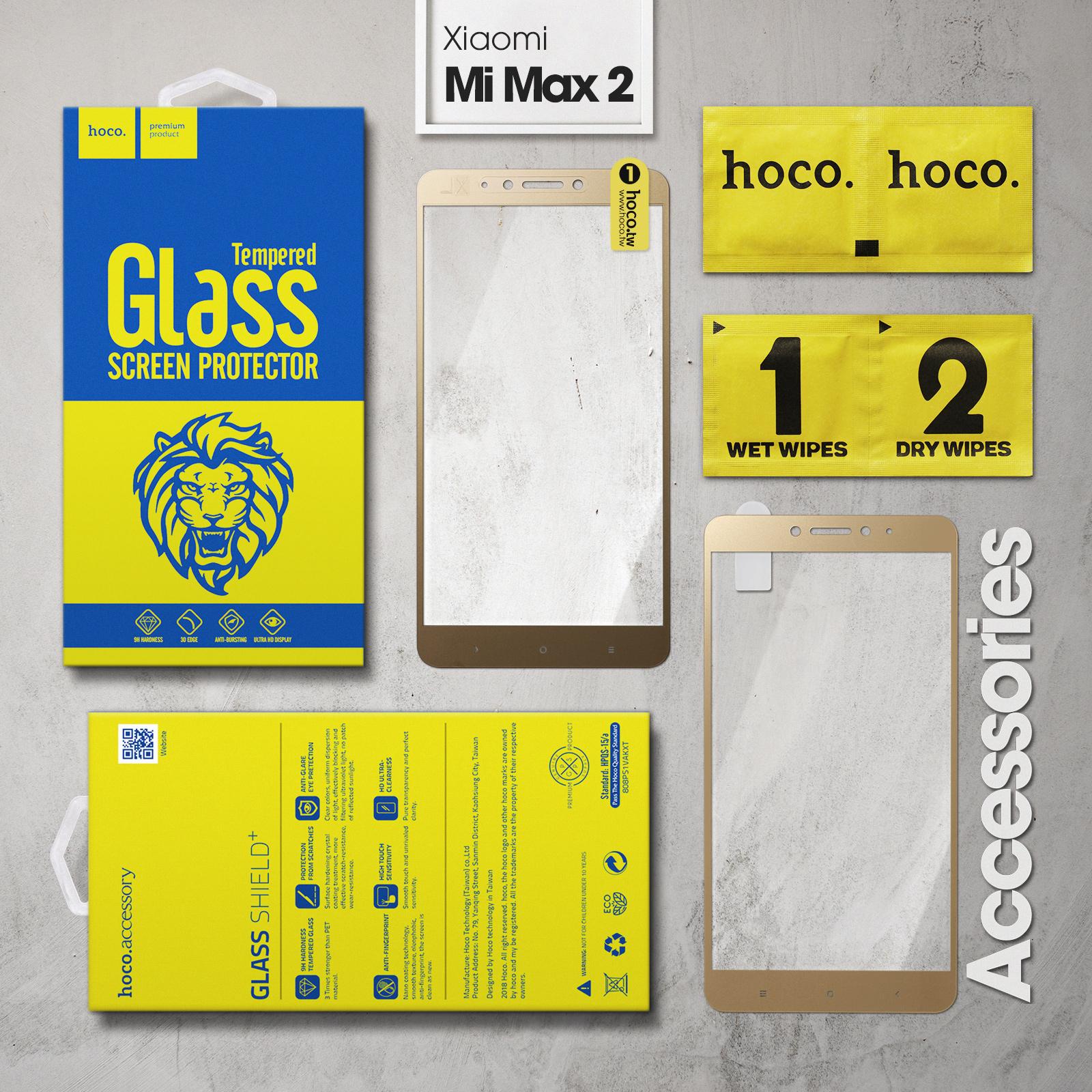 Miếng dán cường lực cho Xiaomi Mi Max 2 Full hiệu HOCO