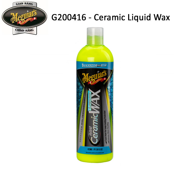 Meguiars', Wax bóng Ceramic cho sơn xe dạng kem - Hybrid Ceramic Liquid Wax G200416