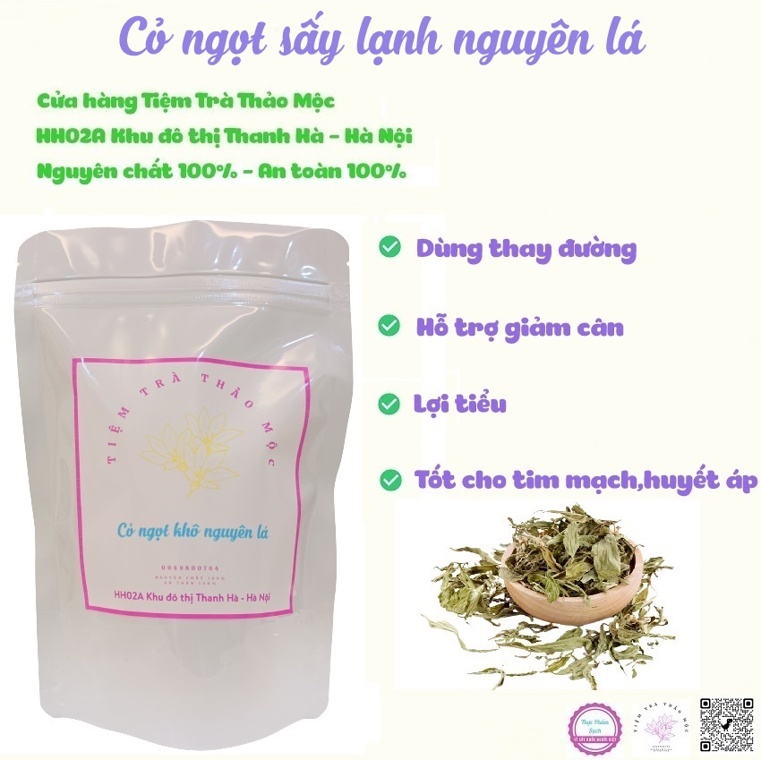 Cỏ ngọt sấy lạnh nguyên lá
