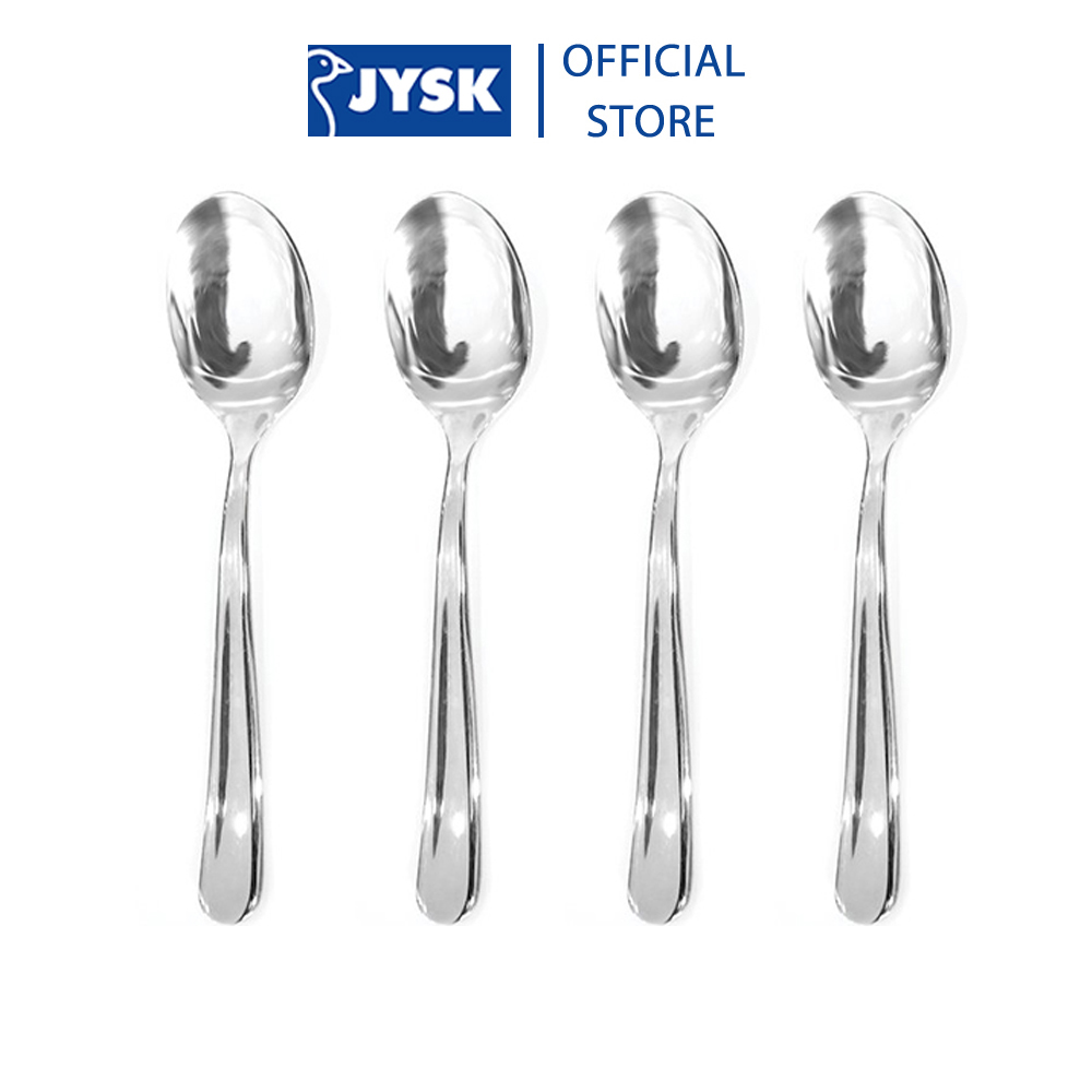 Bộ 4 thìa cà phê | jysk nid | inox | d13cm