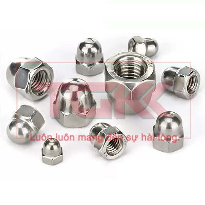 Đai ốc mũ inox 201 (M3-M20)