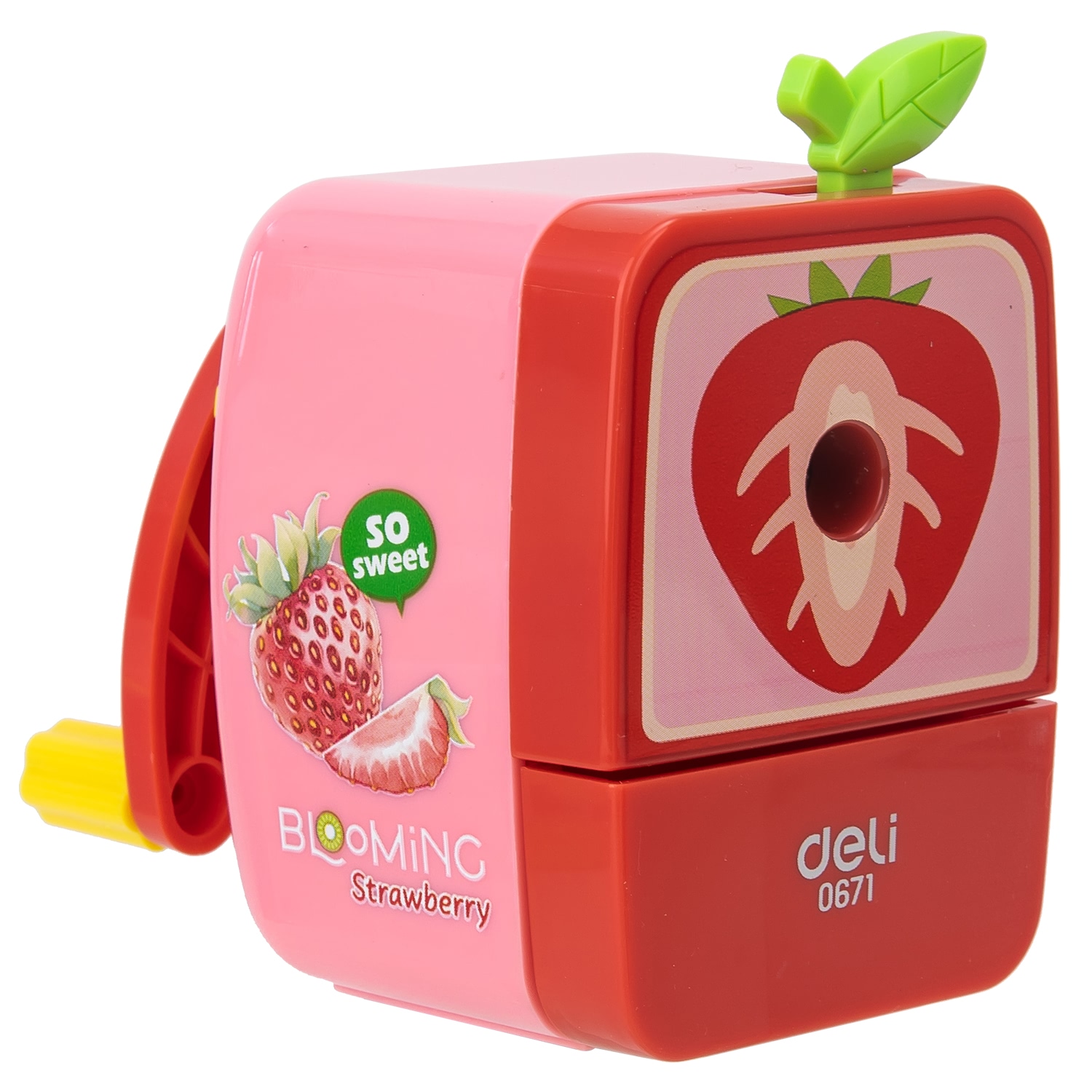 (1 Cái) Gọt Chì Quay Tay Deli - E0671 Hình Hoa Quả