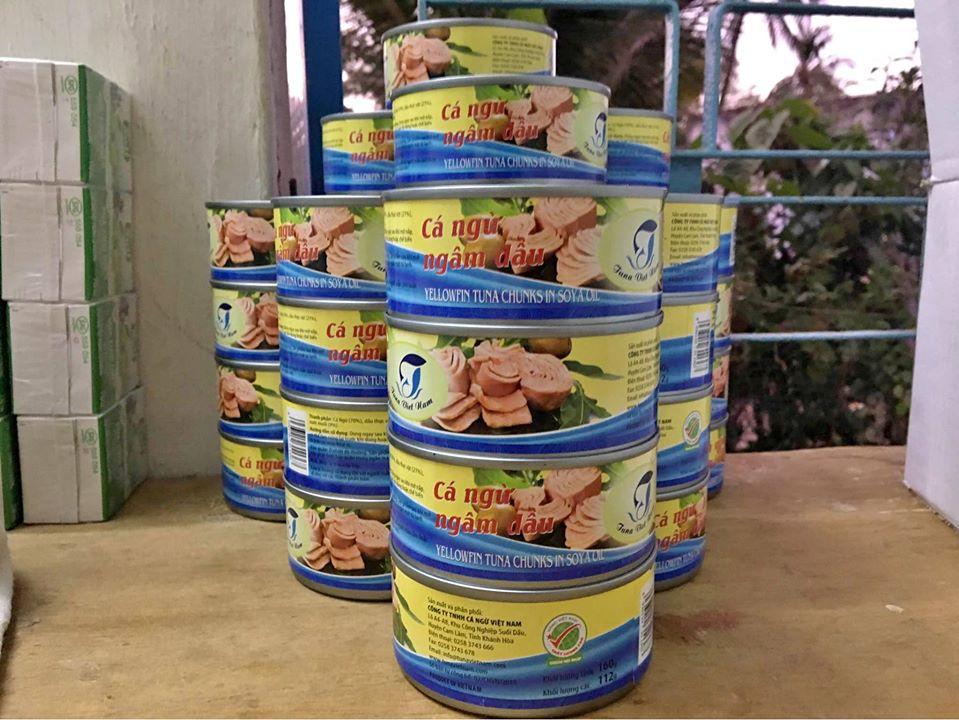 Combo 1 thùng (48 lon) cá ngừ ngâm dầu (khối) 140g