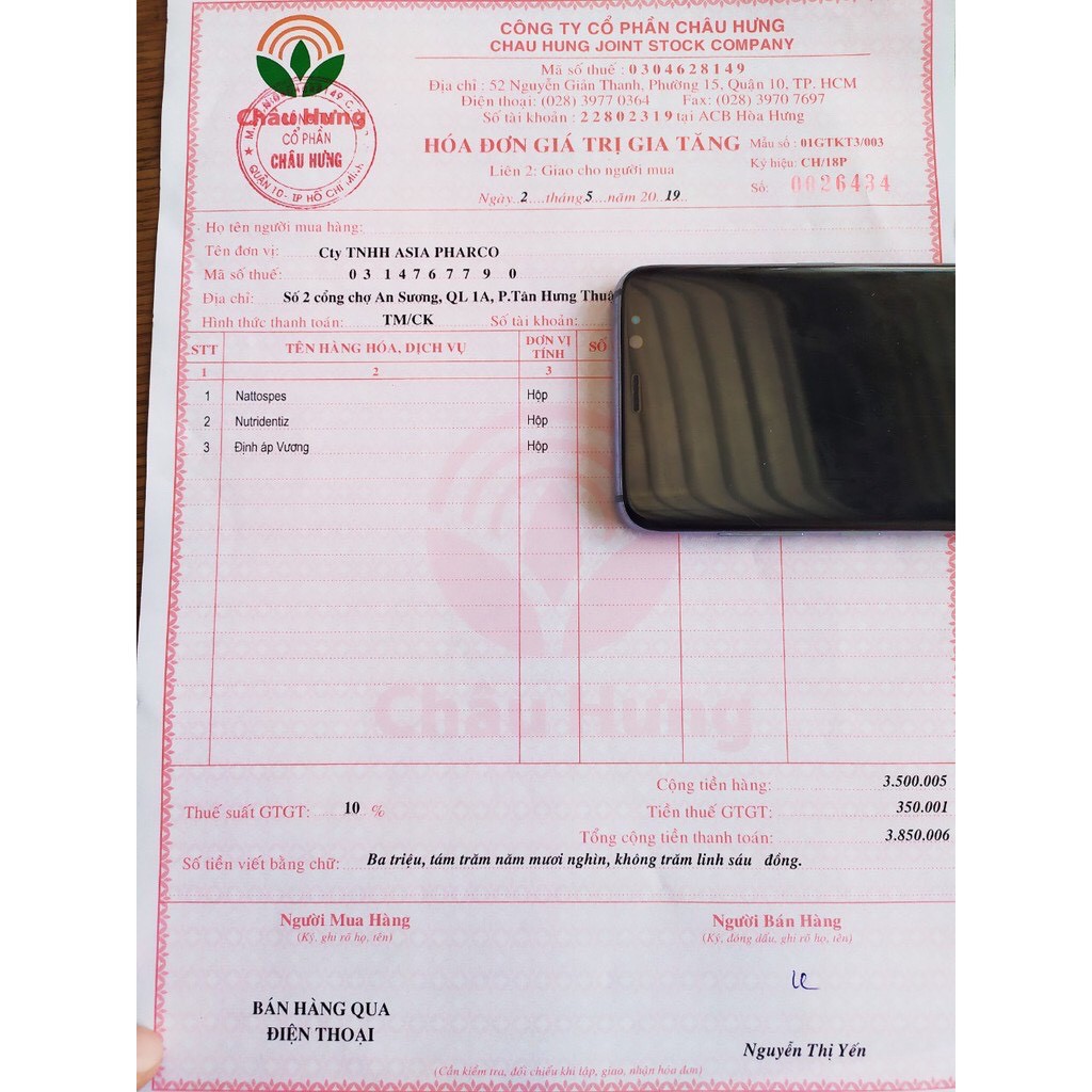 [HCM]Định Áp Vương