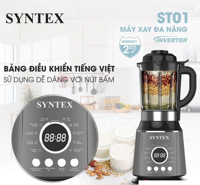 Máy Xay Nấu Đa Năng SYNTEX ST01  (máy làm sữa hạt)
