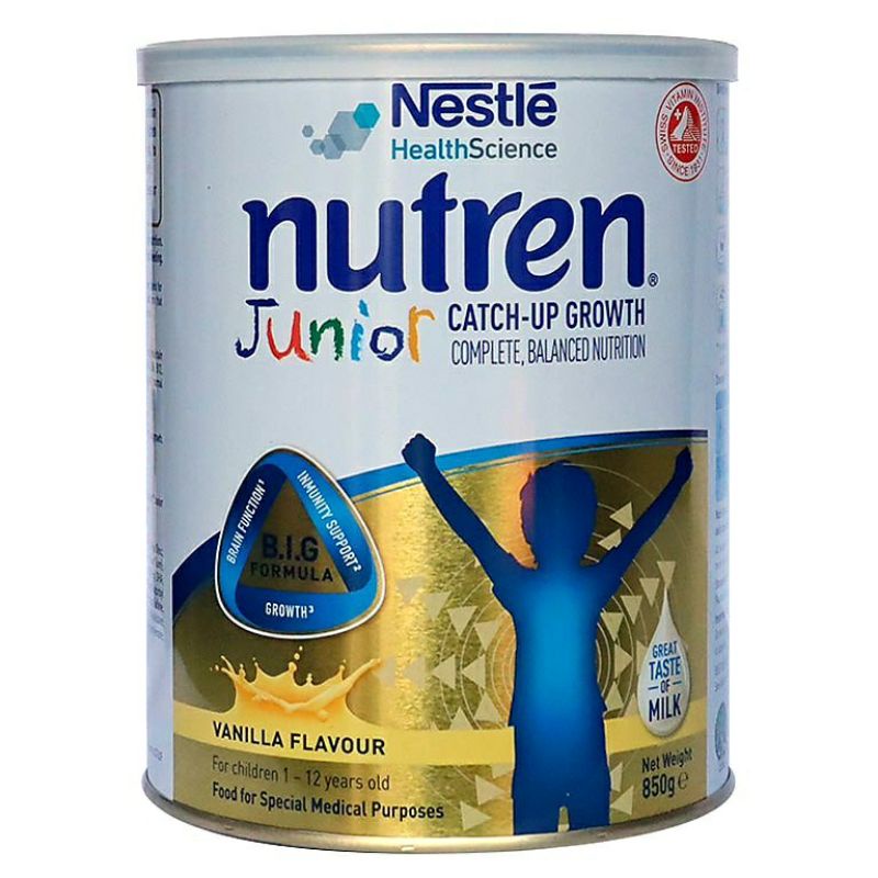 Sữa Bột Nestlé Nutren Junior Hộp 800g (Dành cho trẻ 1~10 tuổi)