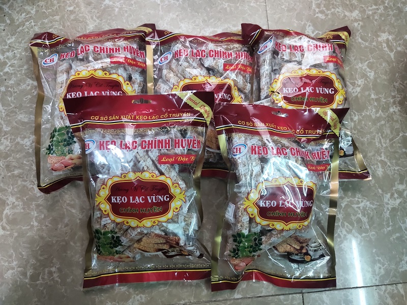 [HN] [Có sẵn] [FreeShip] Kẹo lạc Làng Nguyễn, đặc sản Thái Bình [hàng thửa]
