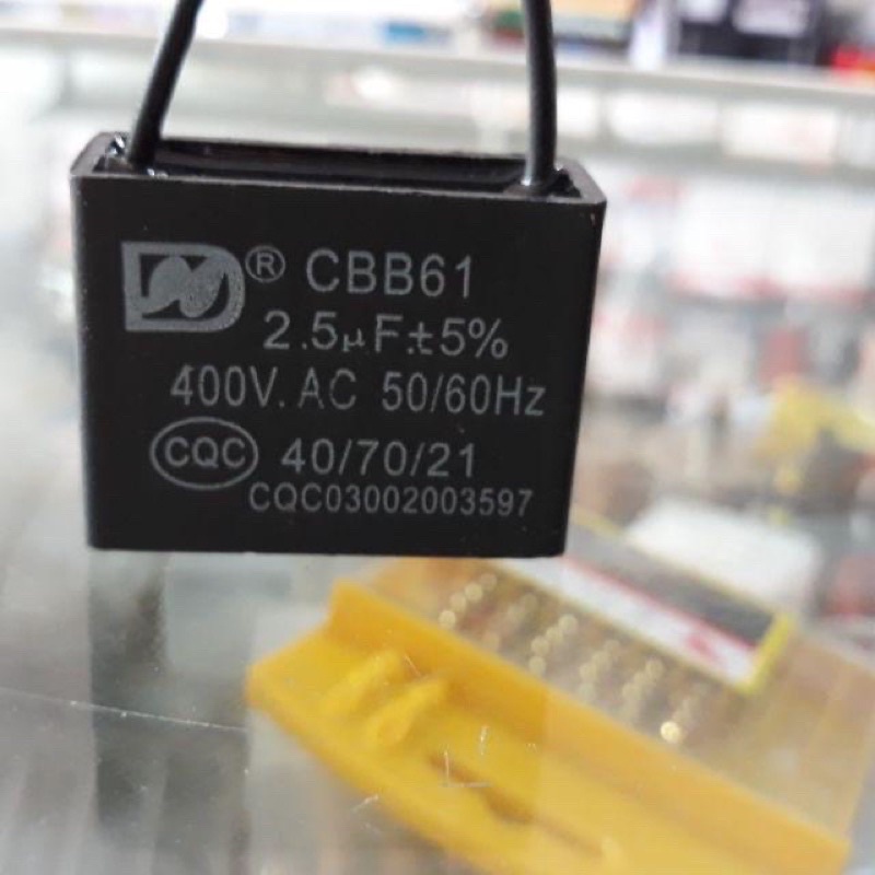 Tụ quạt các loại 2uF 2,5uF 3uF 4uF 5uF