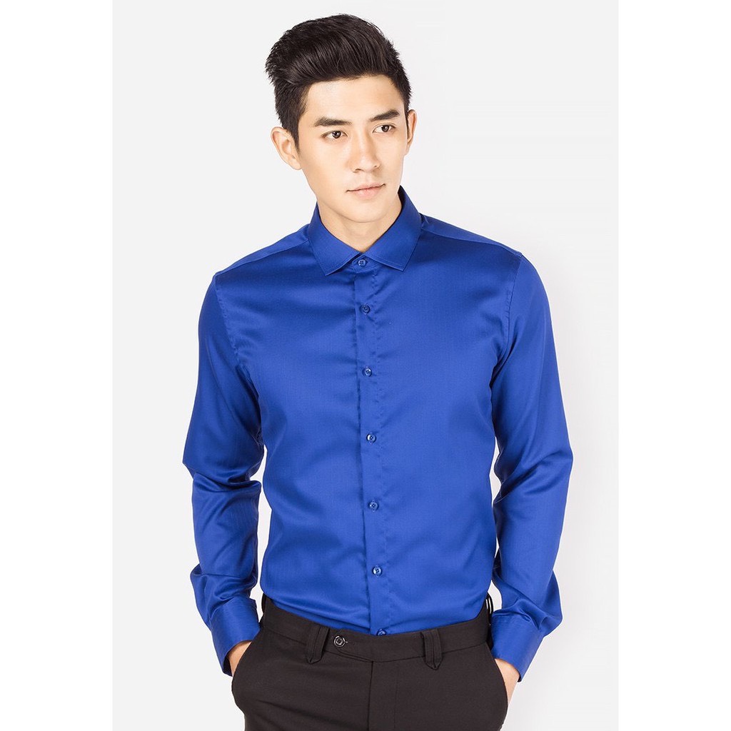 [HCM]ÁO SOMI NAM TRƠN DÀI TAY CHẤT KATE LỤA MẪU MỚI CỰC ĐẸP LỊCH LÃM -SANG TRỌNG-HÀNG CAO CẤP  MỀM MỊN THỜI TRANG THỎ TÂY SHOP94 HJN01