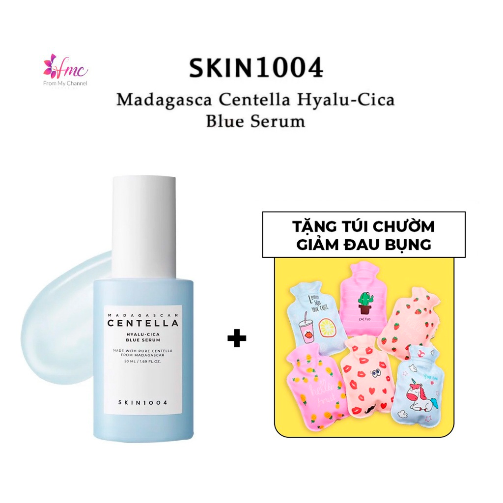 [MUA 1 TẶNG 1] Tinh chất cấp ẩm Skin1004 Madagascar Centella Hyalu-Cica Blue Serum 50ml +Tặng 1 túi chườm giảm đau bụng