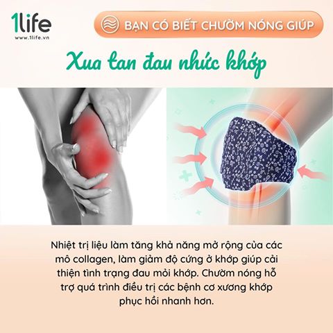 [FOLLOW_Giam10k] Combo thư thái 1LIFE (Túi thảo mộc chườm đầu gối và Túi thảo mộc chườm mắt) - Hot and Cold Herbal Pack