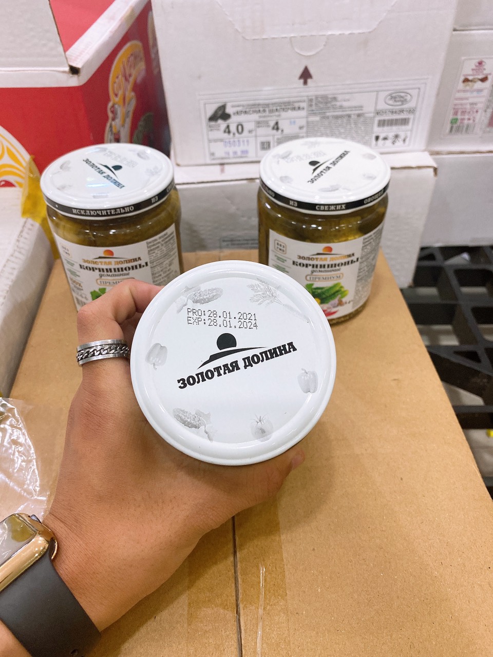 Dưa chuột muối NK Nga 480g