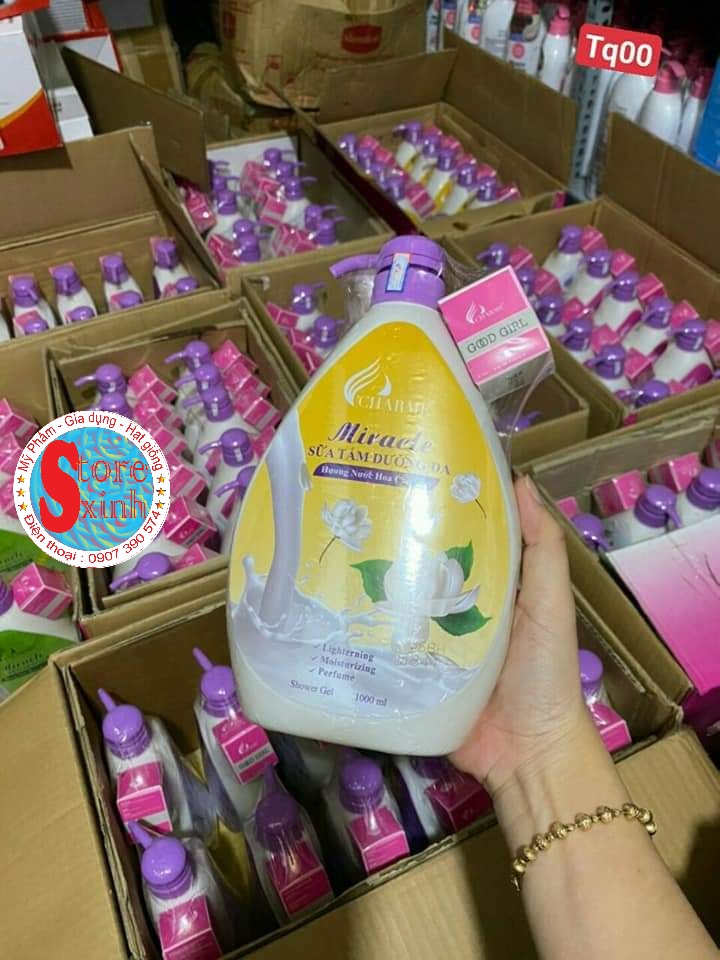 [ không tặng kèm nước hoa mini] SỮA TẮM DƯỠNG DA HƯƠNG HOA NHÀI