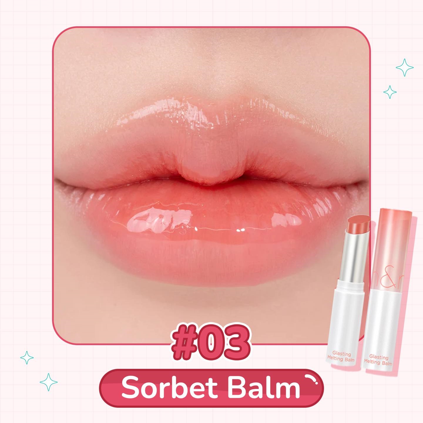 Son dưỡng màu tint Romand Glasting Melting Balm 3.5g