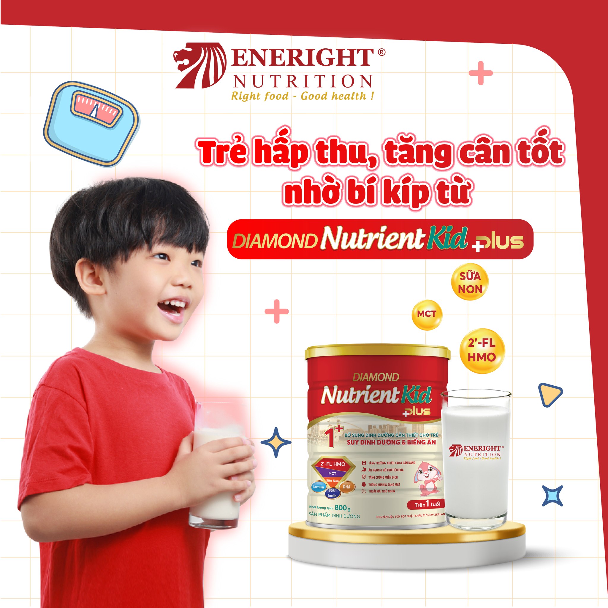 Sữa Nutrient Kid 1 +