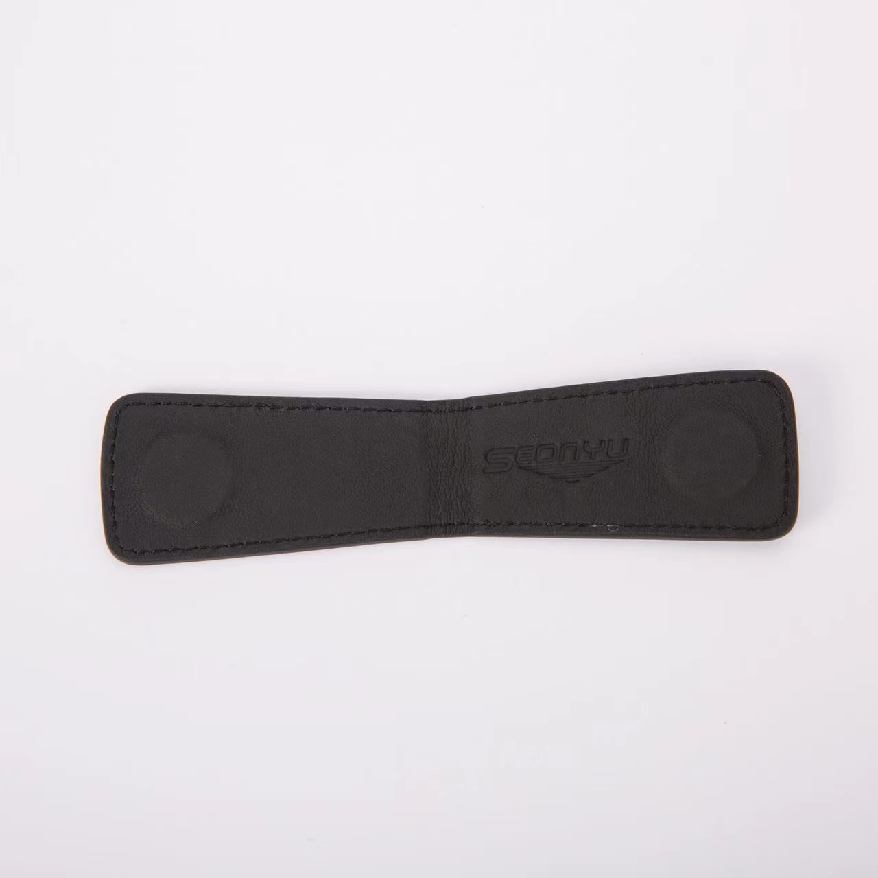 Slim Magnetic Money Clip Genuine Leather Business Card Holder For Men
