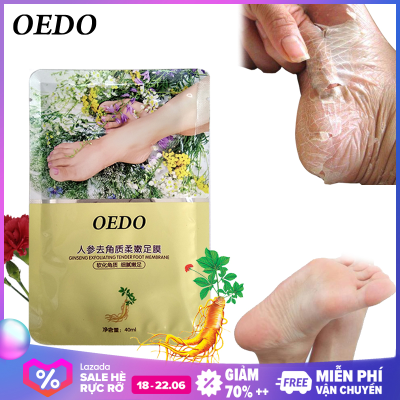 OEDO 1Packs Feet Exfoliating Foot Magic Skin Peeling Dead Skin Feet  Socks For Pedicure Socks Foot cao cấp