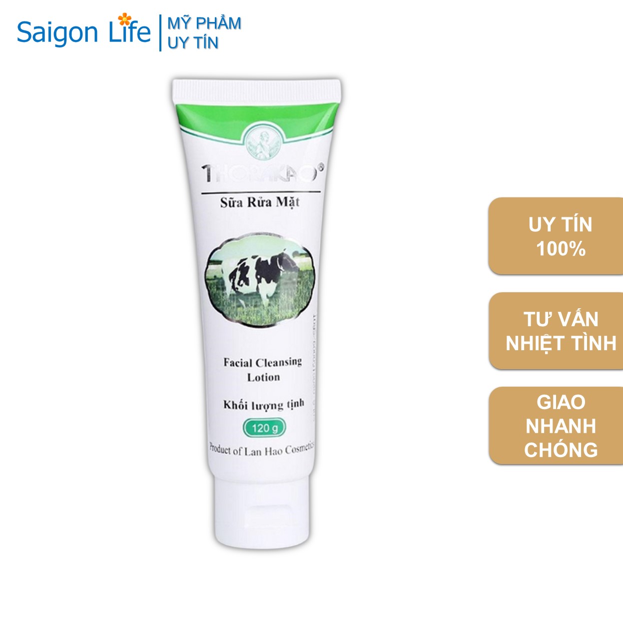 Sữa Rửa Mặt Sữa Bò Trắng Da Thorakao 120g